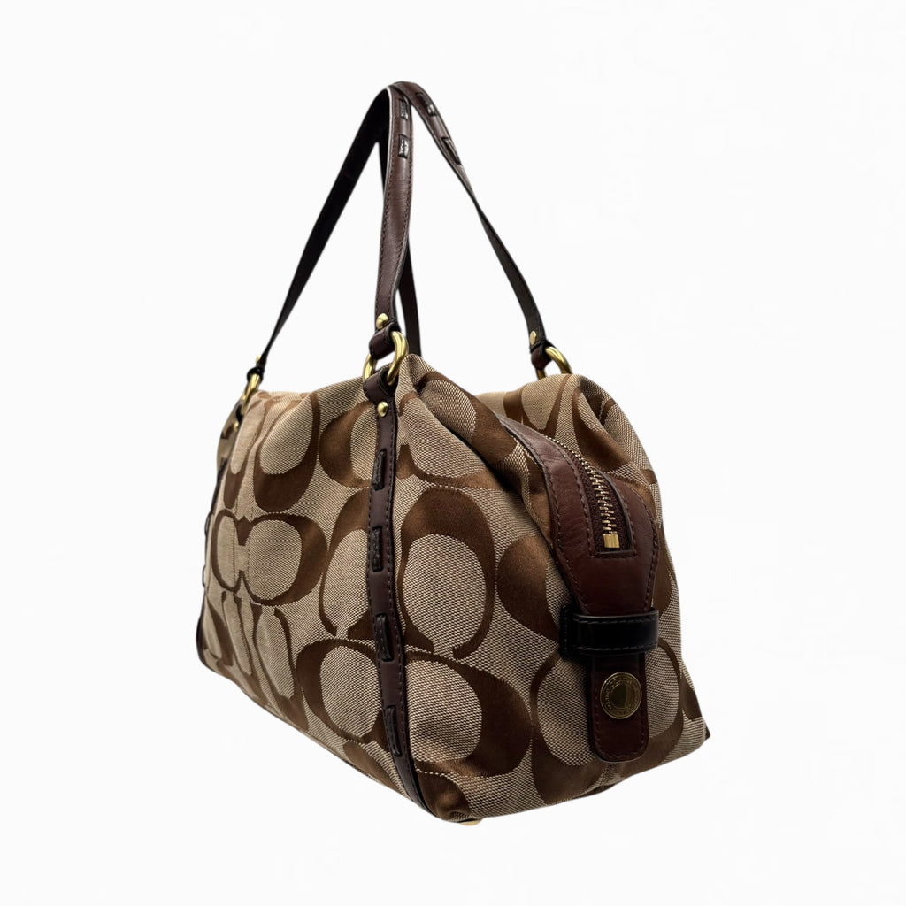 COACH MONOGRAM HAND BAG
