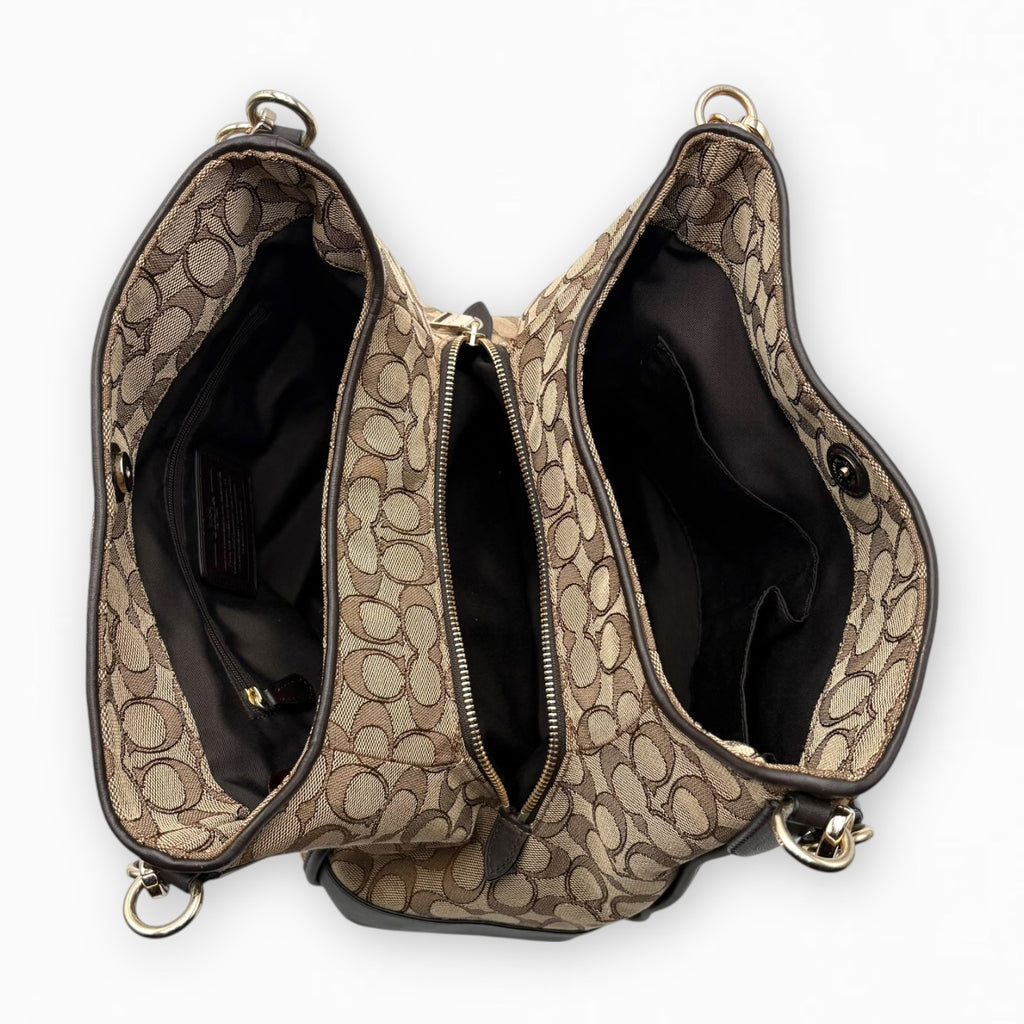 COACH MONOGRAM HOBO BAG