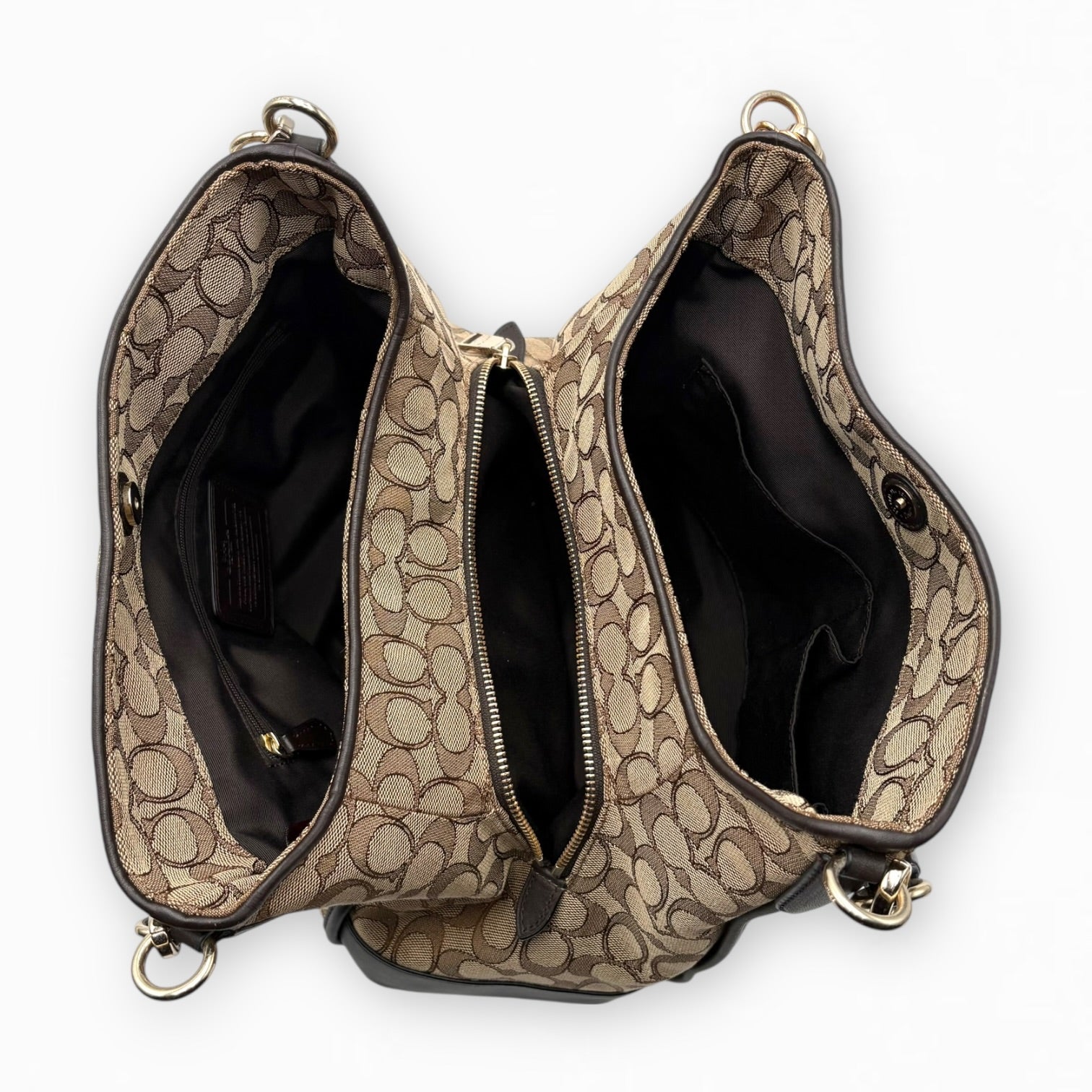 COACH MONOGRAM HOBO BAG