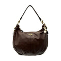 COACH LEATHER MONOGRAM HAND BAG