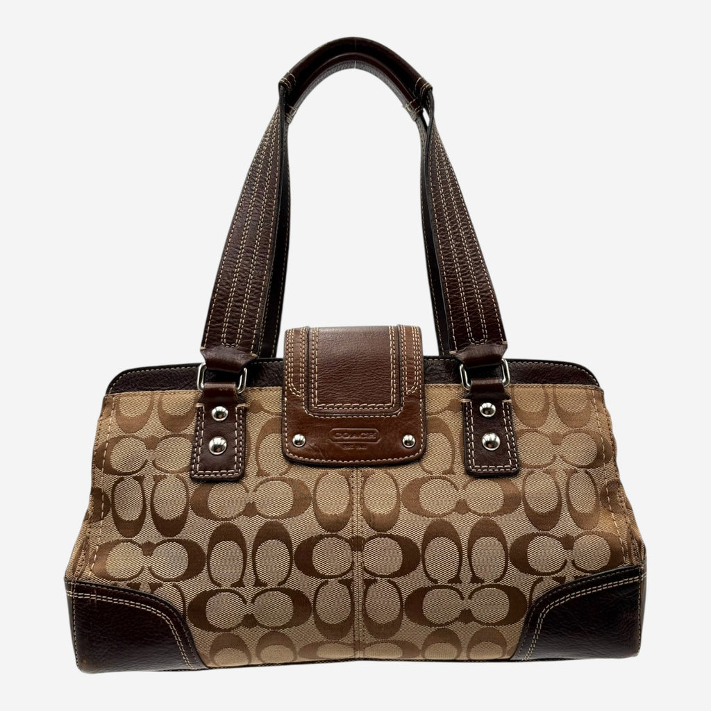 COACH MONOGRAM HAND BAG