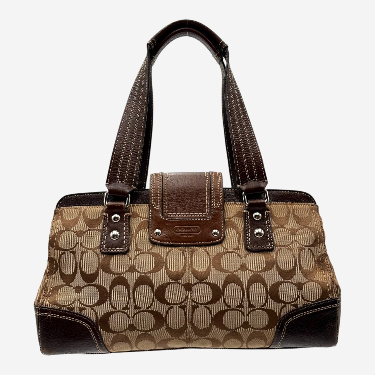 COACH MONOGRAM HAND BAG