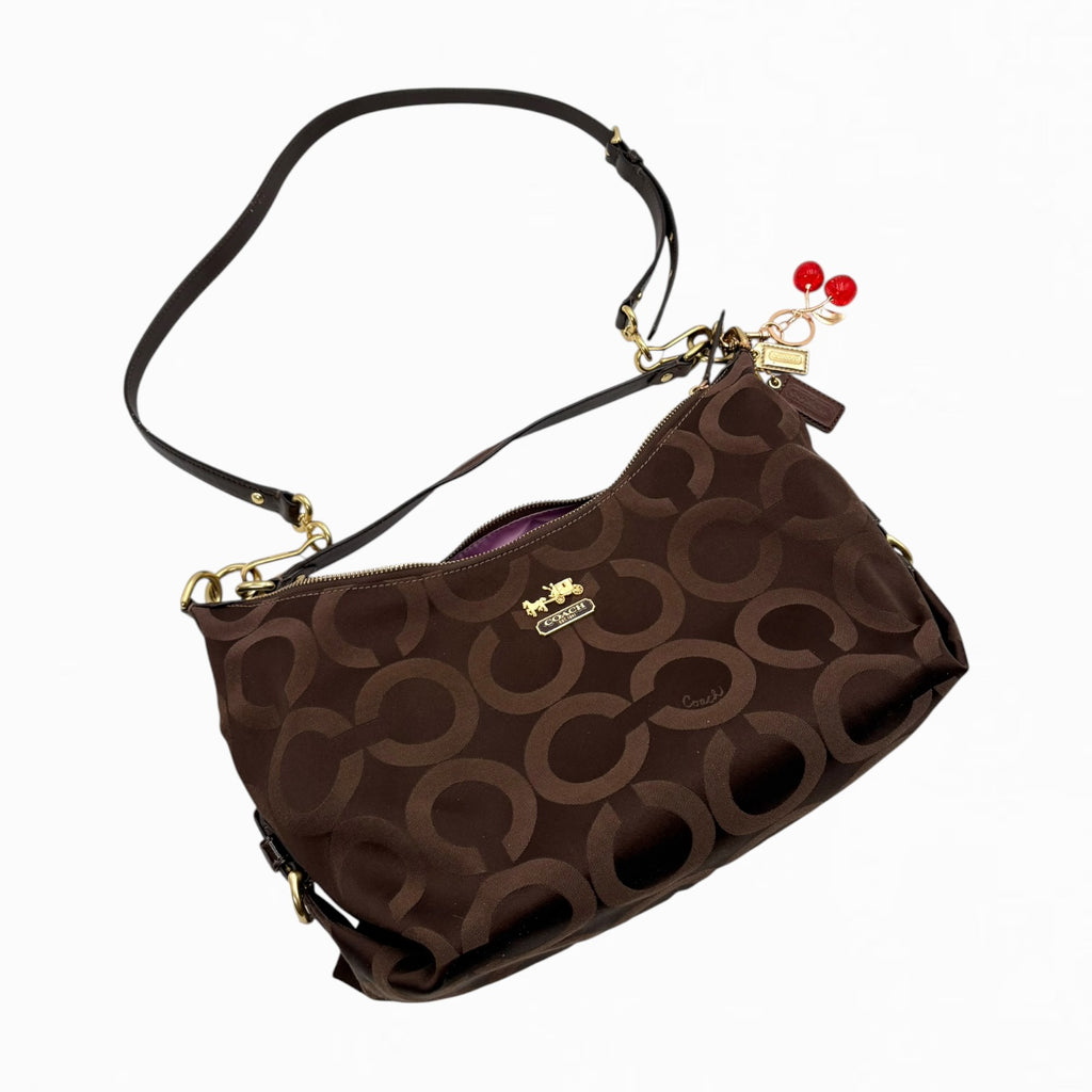 COACH MONOGRAM HOBO BAG