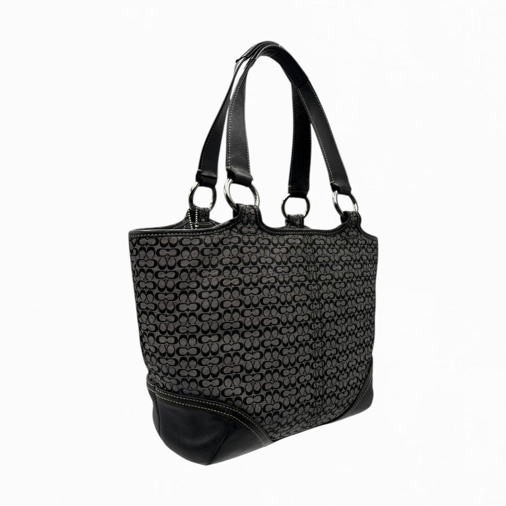 COACH MONOGRAM HAND BAG