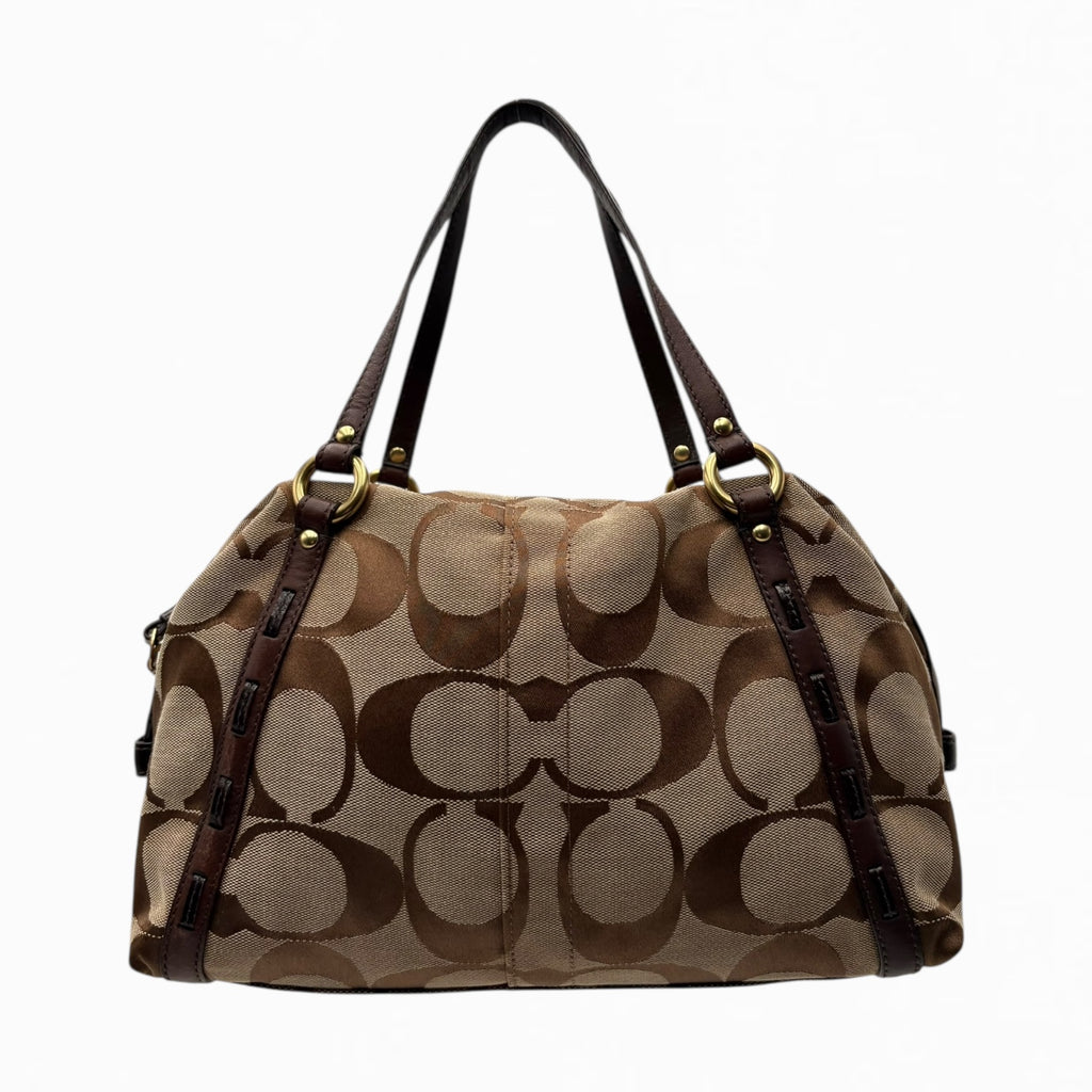 COACH MONOGRAM HAND BAG