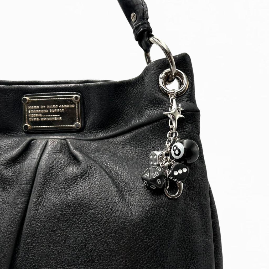 MARC JACOBS LEATHER HOBO BAG