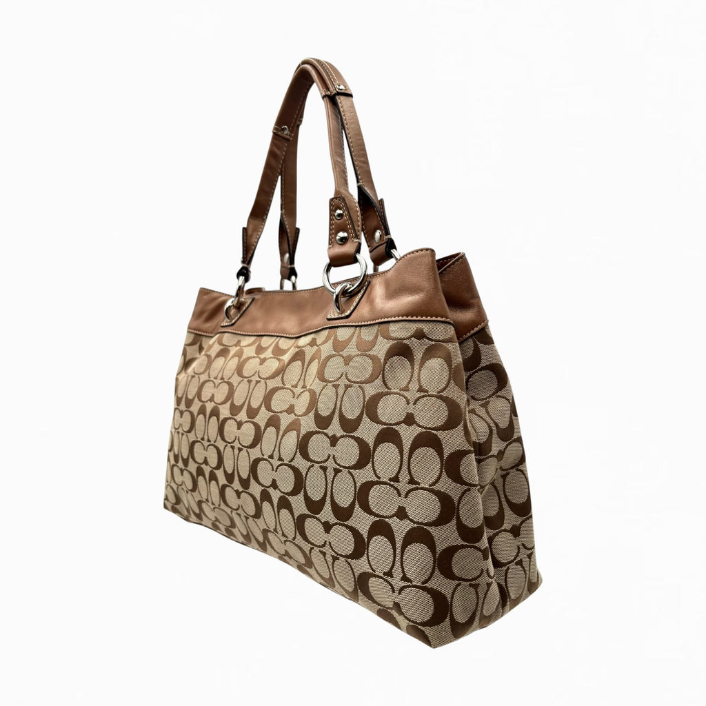 COACH MONOGRAM HAND BAG