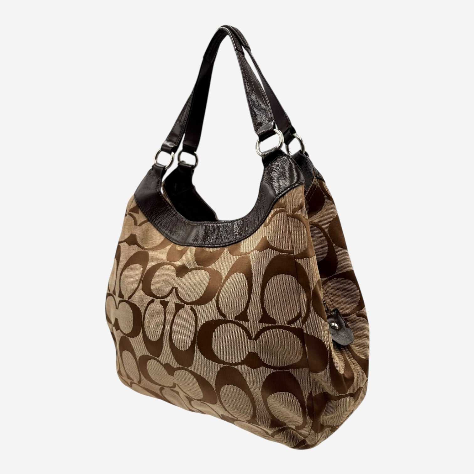 COACH MONOGRAM HOBO BAG