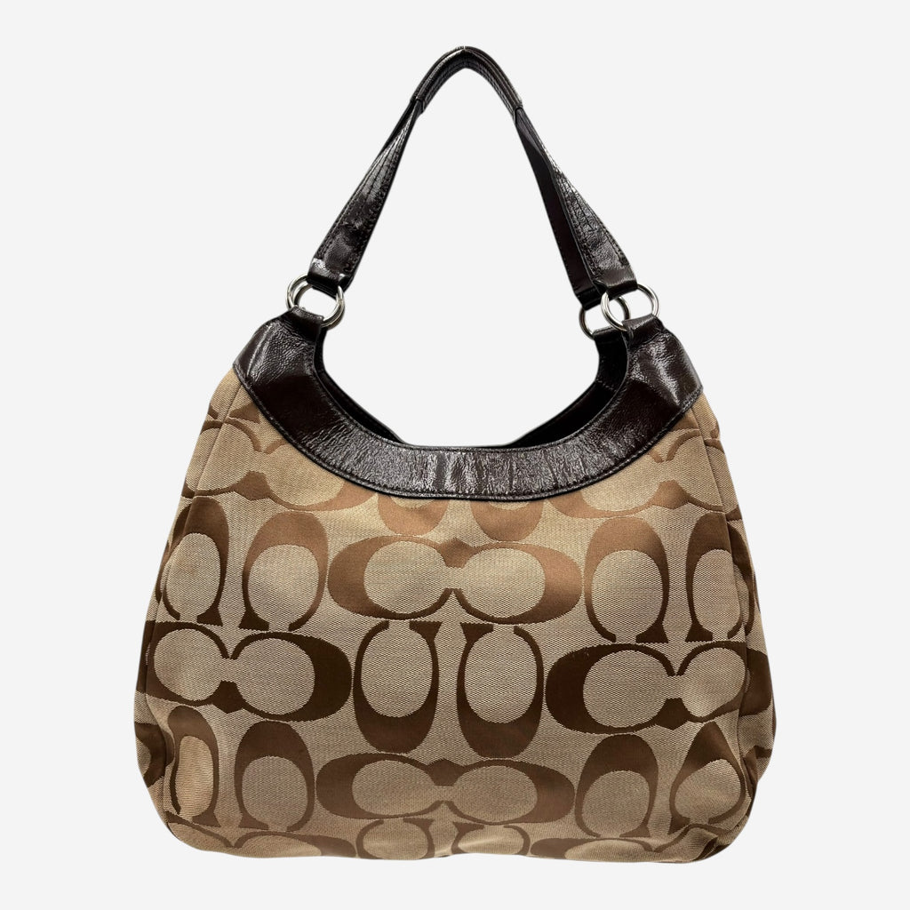 COACH MONOGRAM HOBO BAG