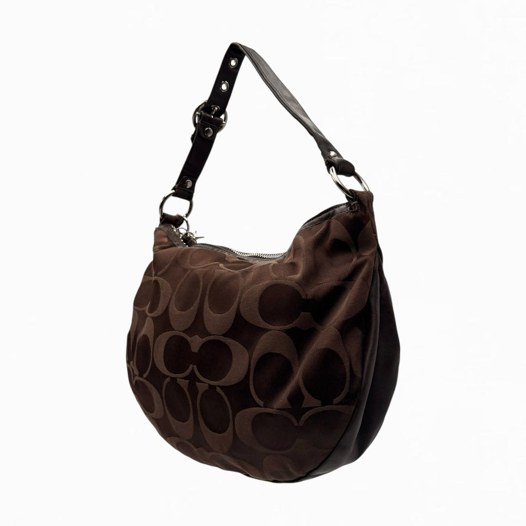 COACH MONOGRAM HOBO BAG