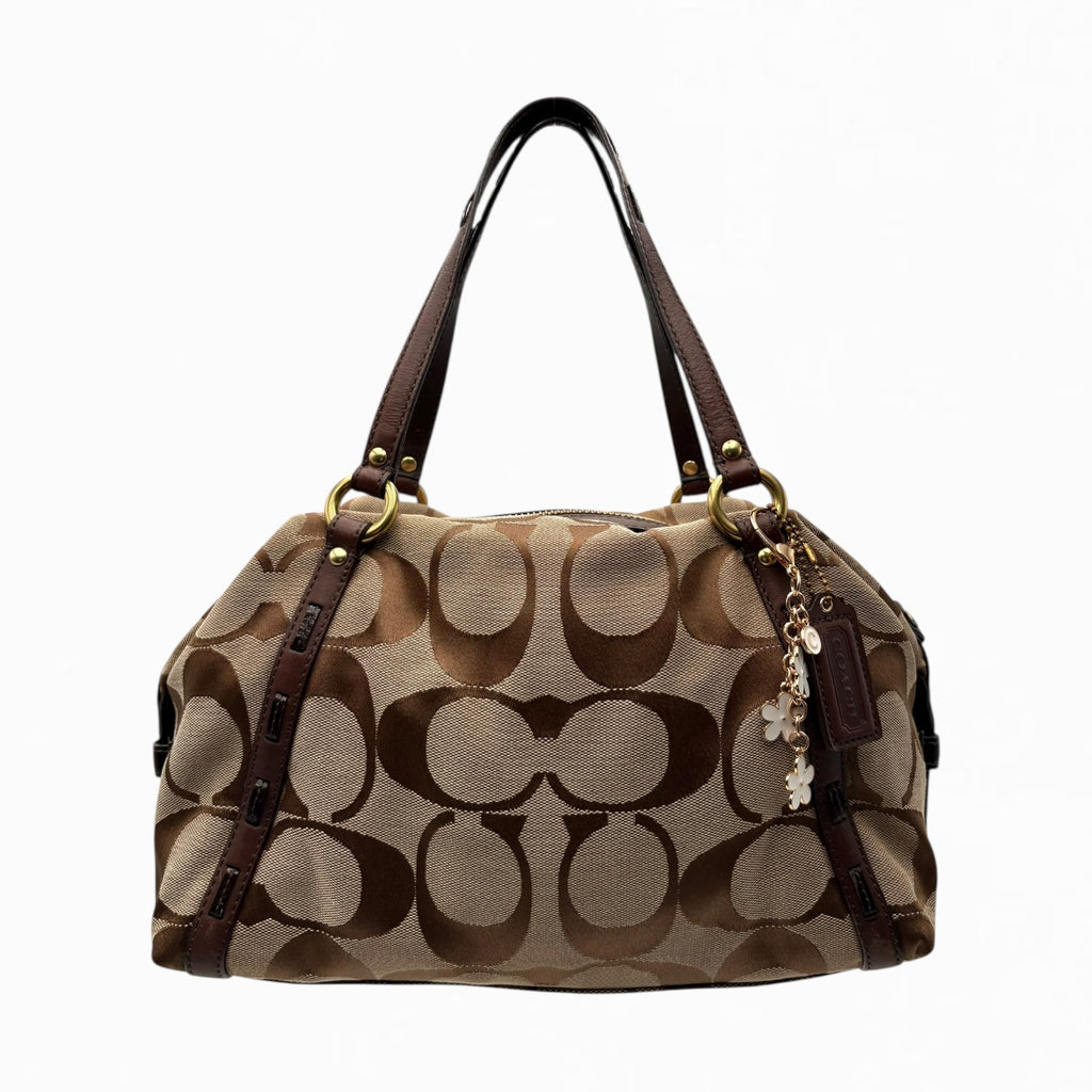 COACH MONOGRAM HAND BAG