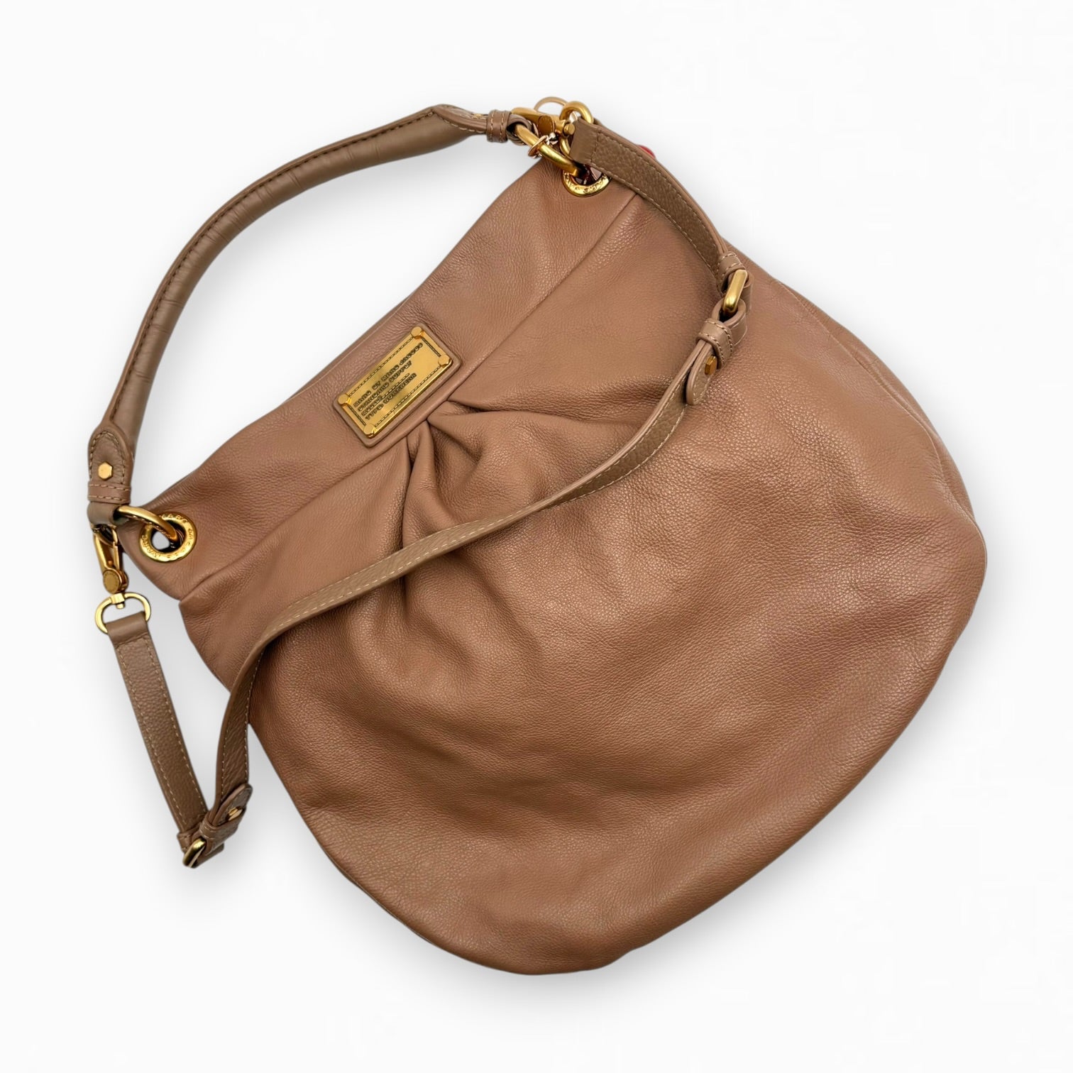 MARC JACOBS LEATHER HOBO BAG