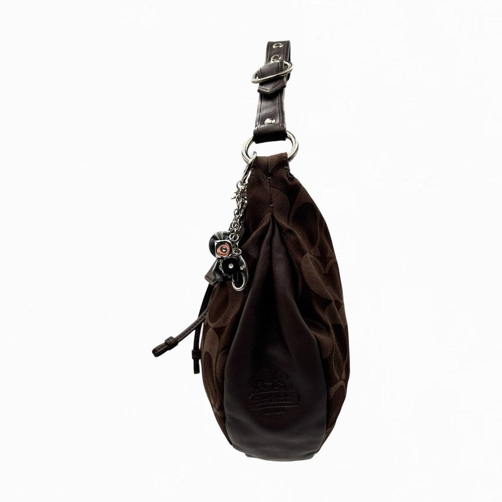 COACH MONOGRAM HOBO BAG