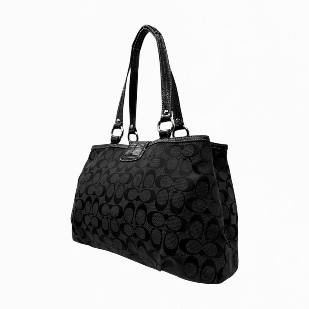 COACH MONOGRAM HAND BAG