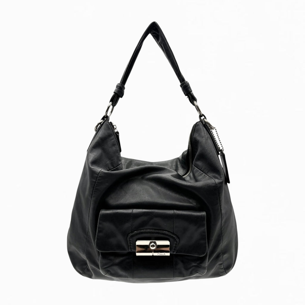 COACH LEATHER HOBO BAG