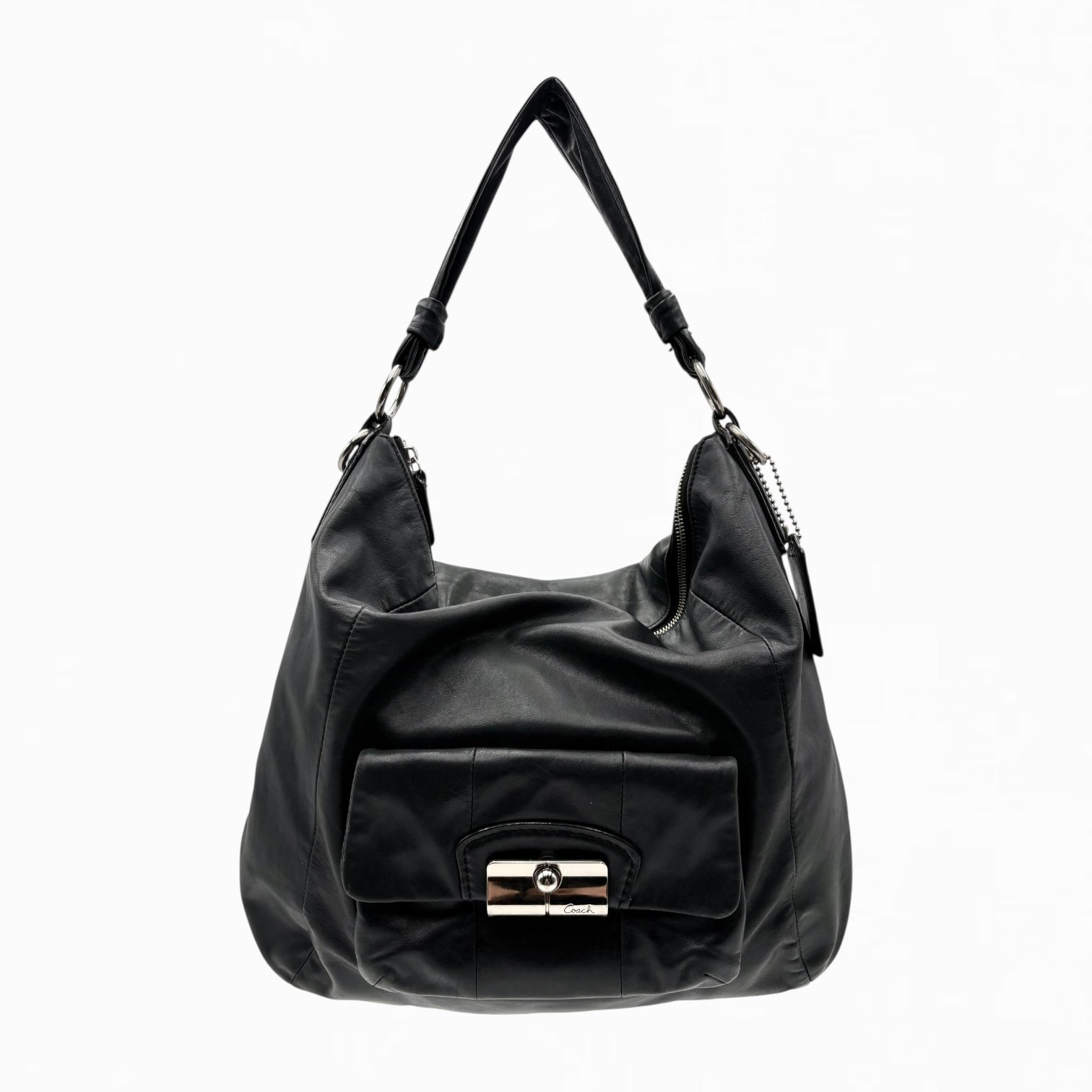 COACH LEATHER HOBO BAG