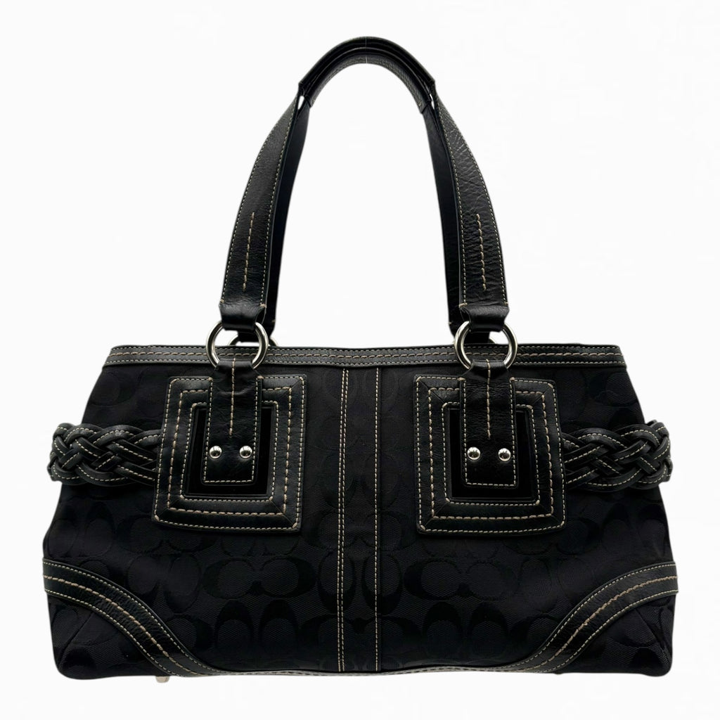 COACH MONOGRAM HAND BAG