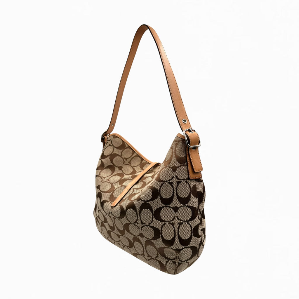 COACH MONOGRAM HAND BAG
