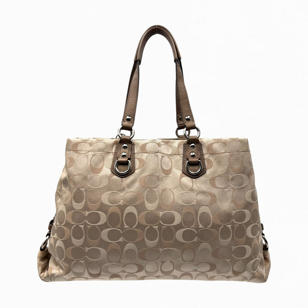COACH MONOGRAM HAND BAG