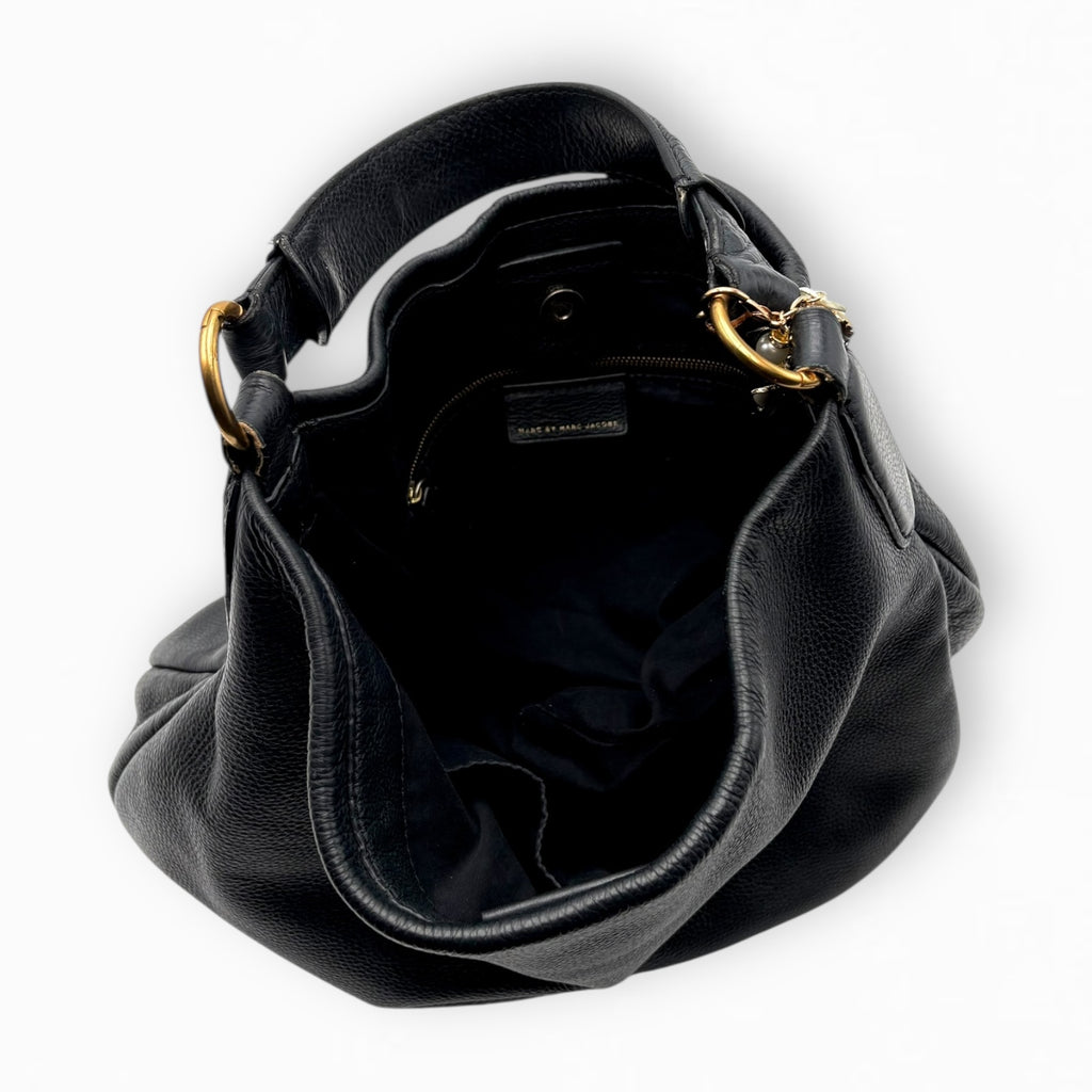 MARC JACOBS LEATHER HOBO BAG
