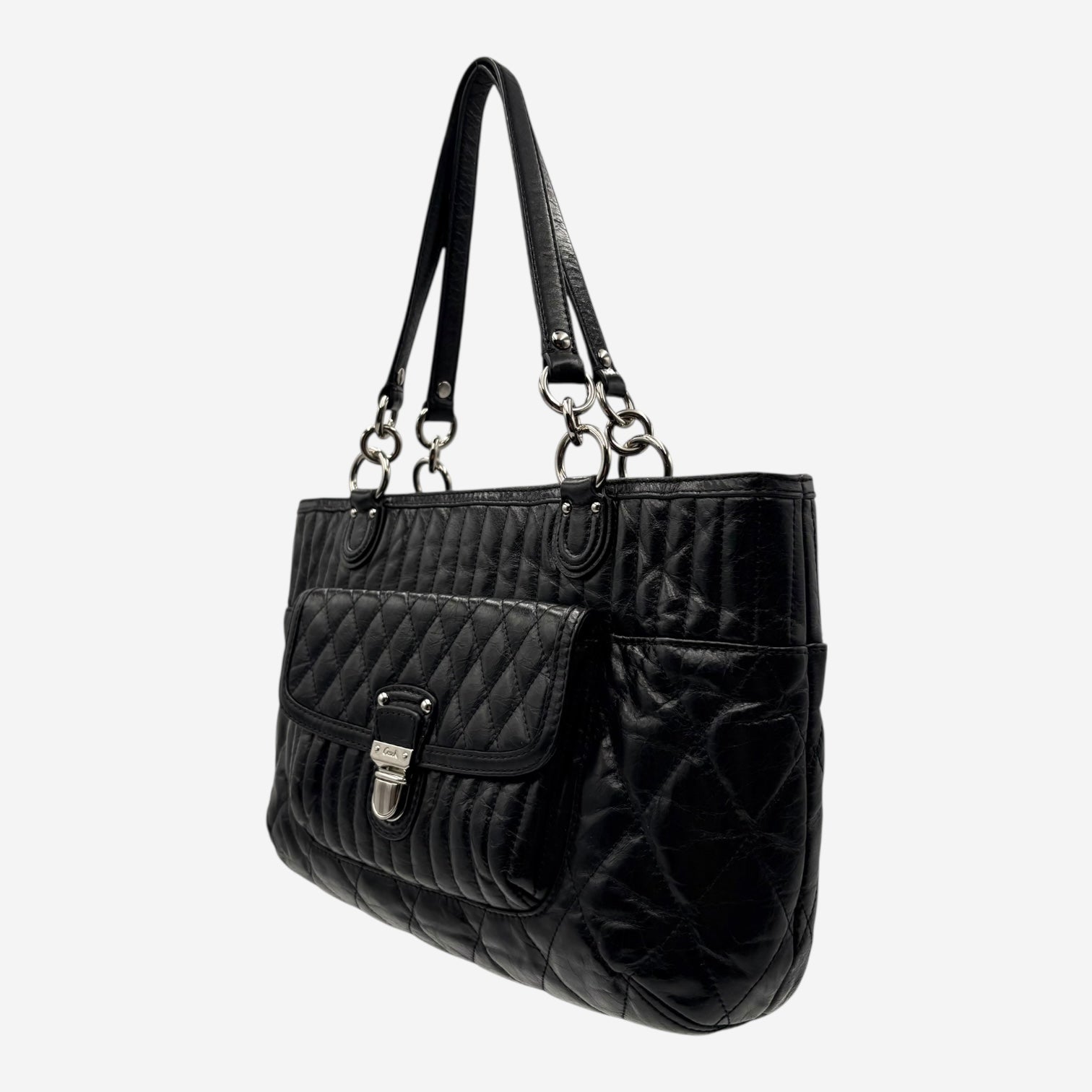 COACH LEATHER HAND BAG