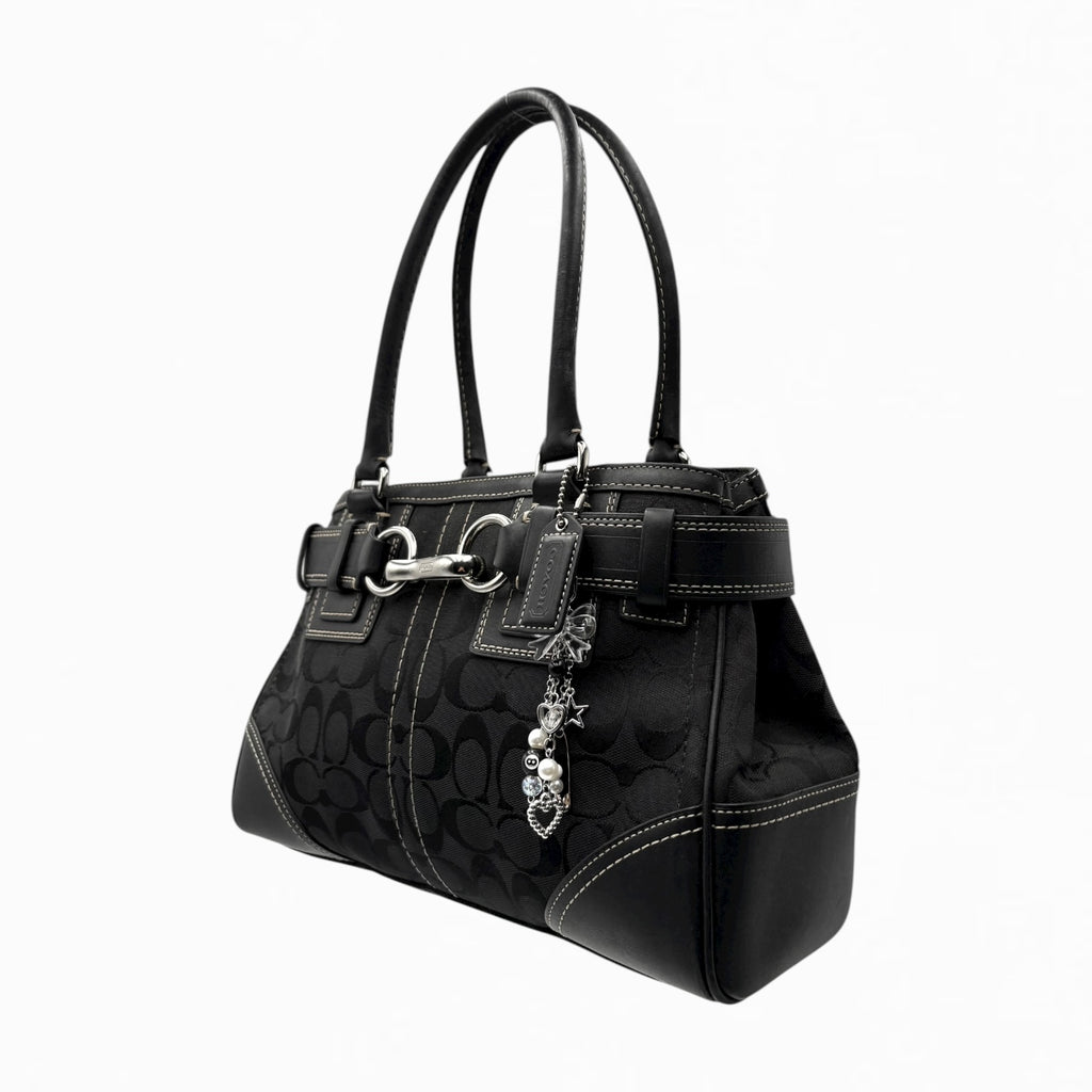 COACH MONOGRAM HAND BAG