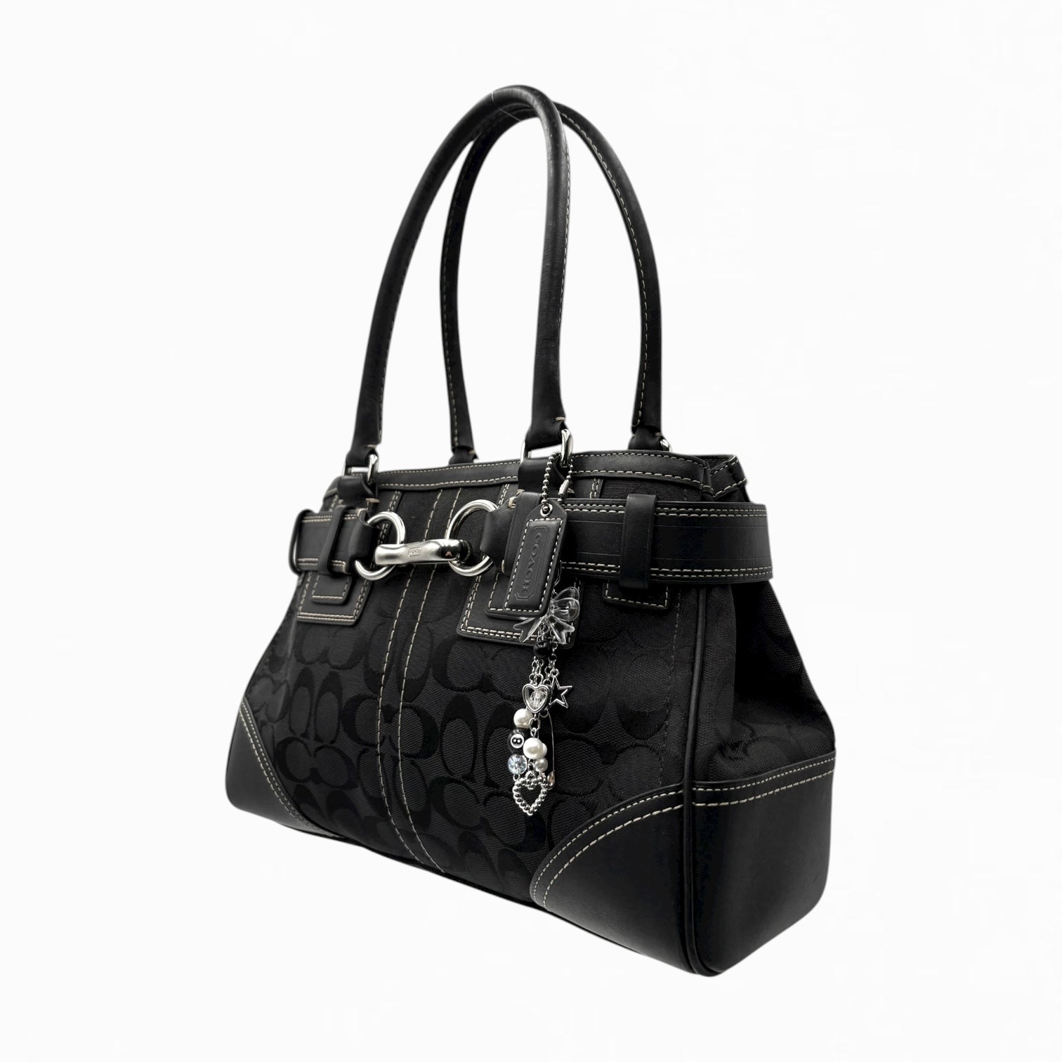 COACH MONOGRAM HAND BAG