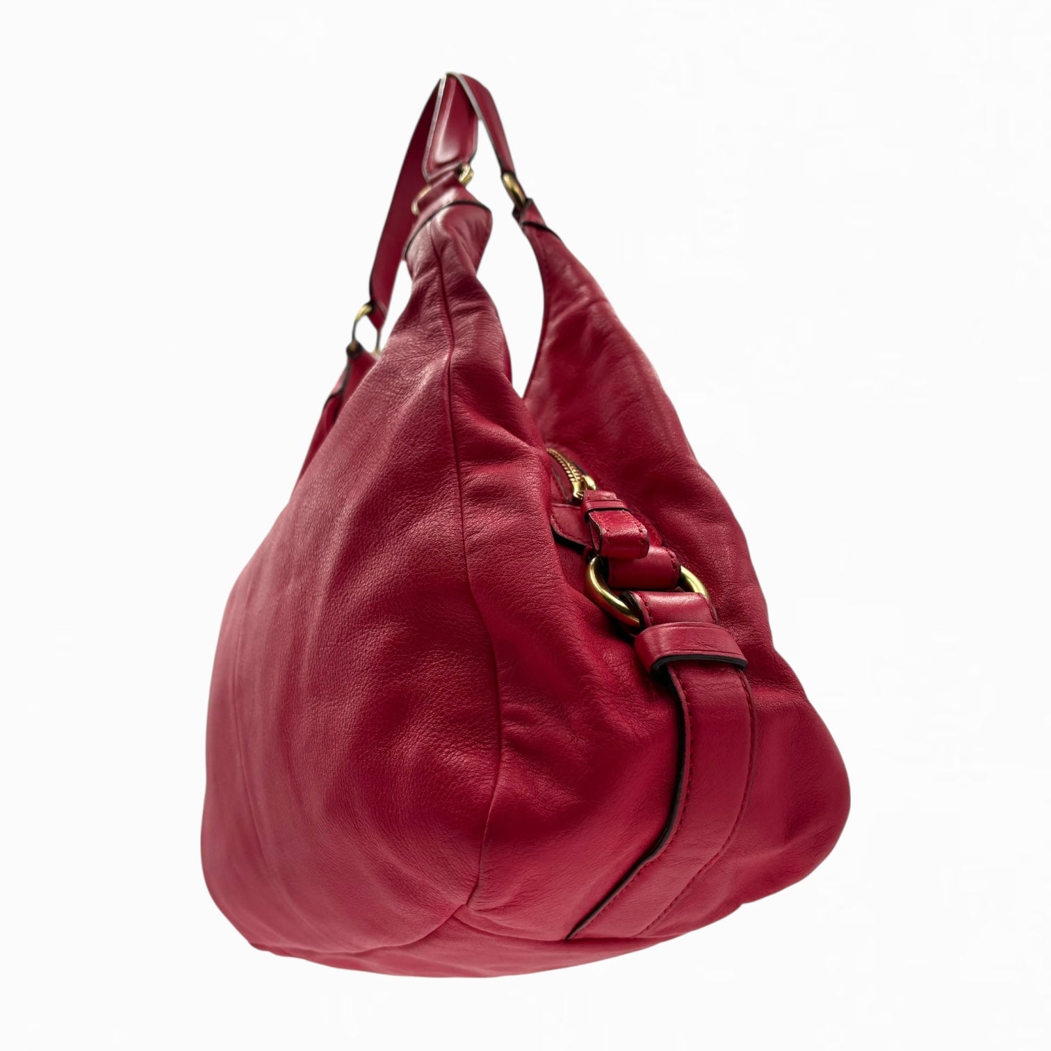 COACH LEATHER HOBO BAG
