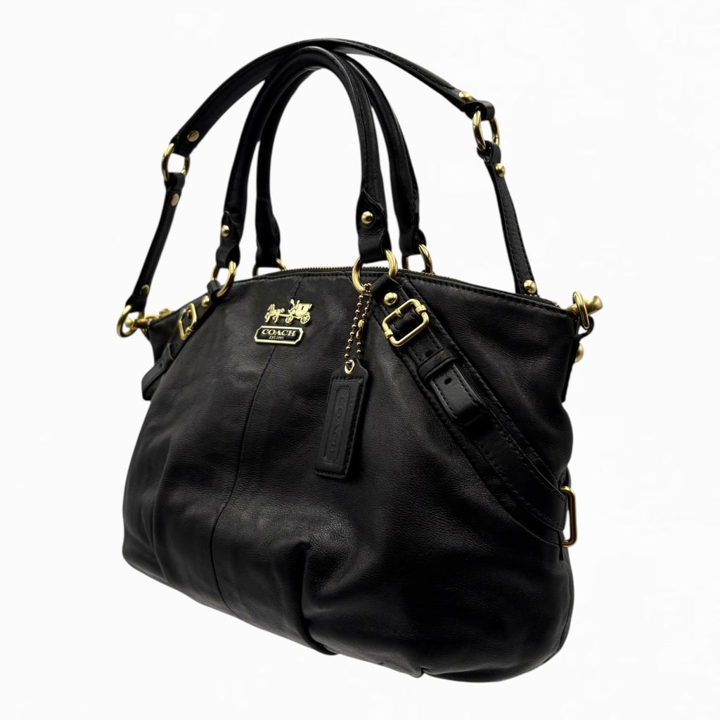 COACH LEATHER HAND BAG