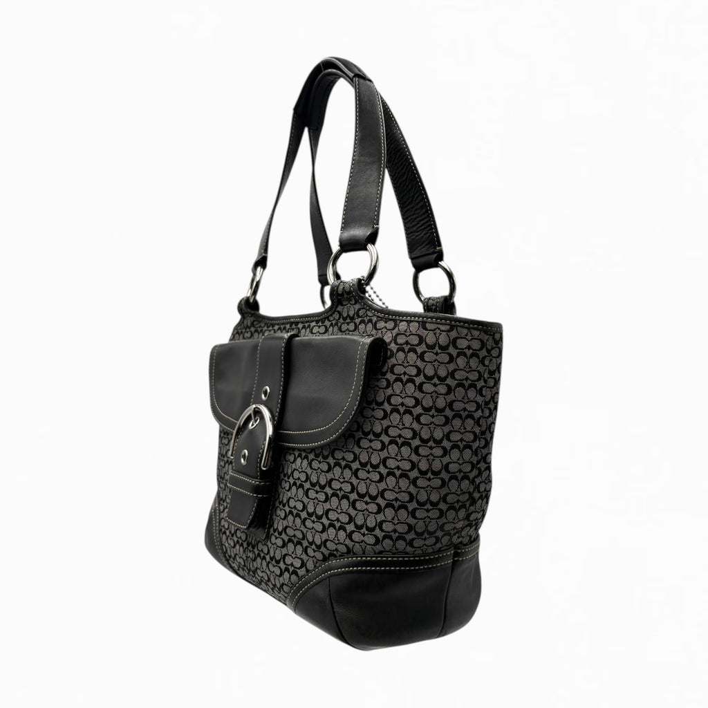 COACH MONOGRAM HAND BAG