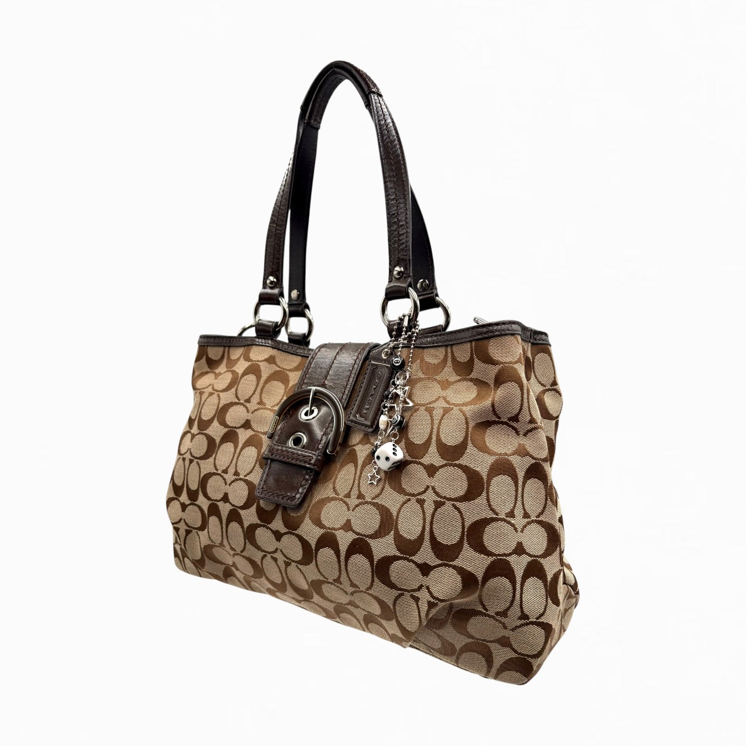 COACH MONOGRAM HAND BAG