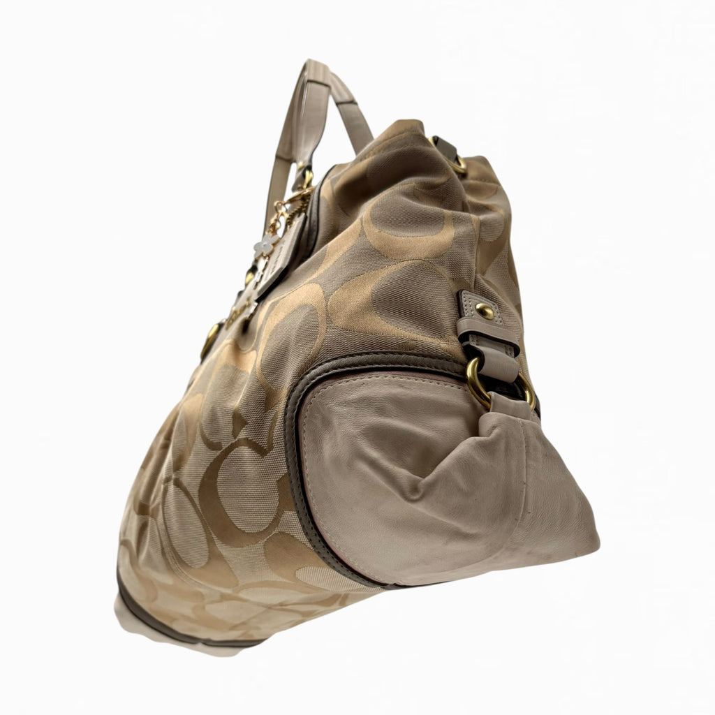 COACH MONOGRAM HAND BAG