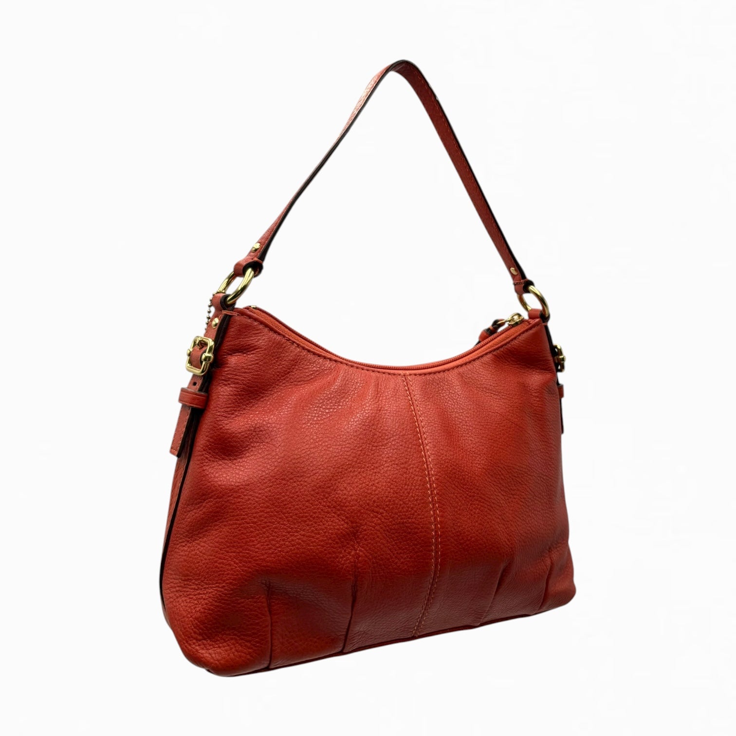 COACH LEATHER MONOGRAM HAND BAG