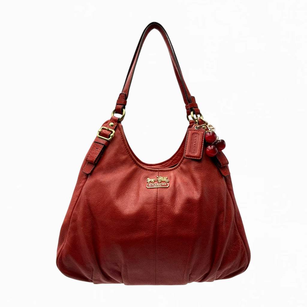 COACH LEATHER HOBO BAG