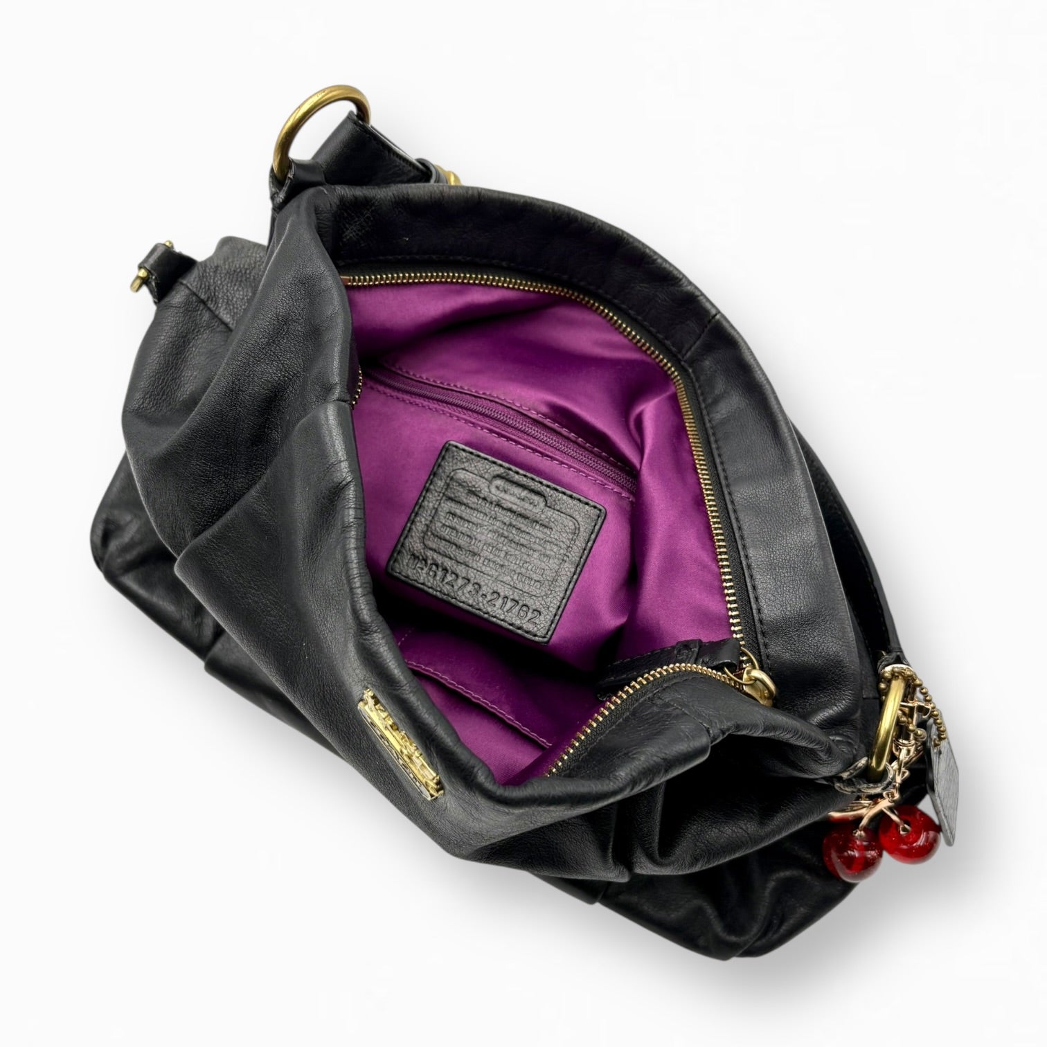 COACH LEATHER HOBO BAG