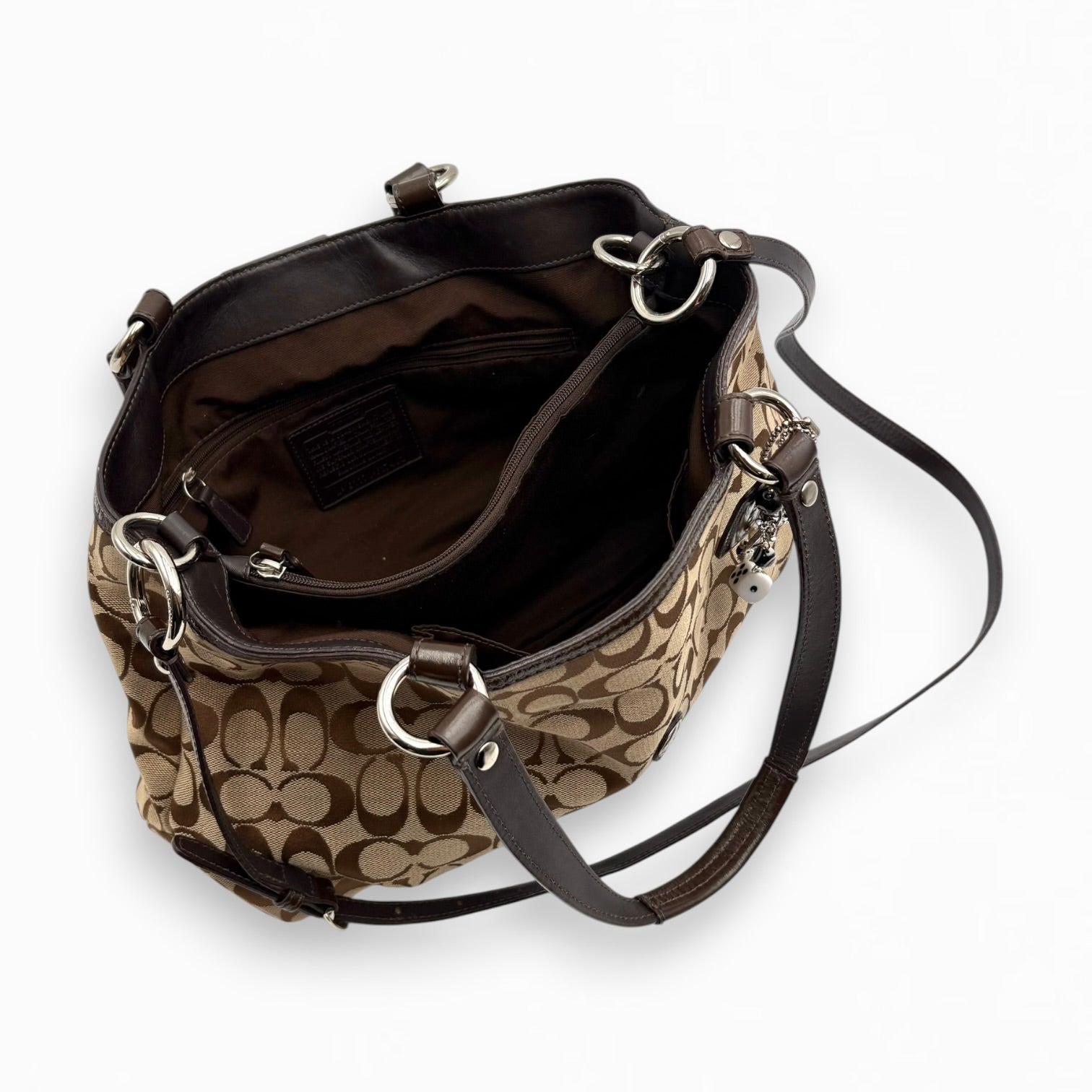 COACH MONOGRAM HAND BAG