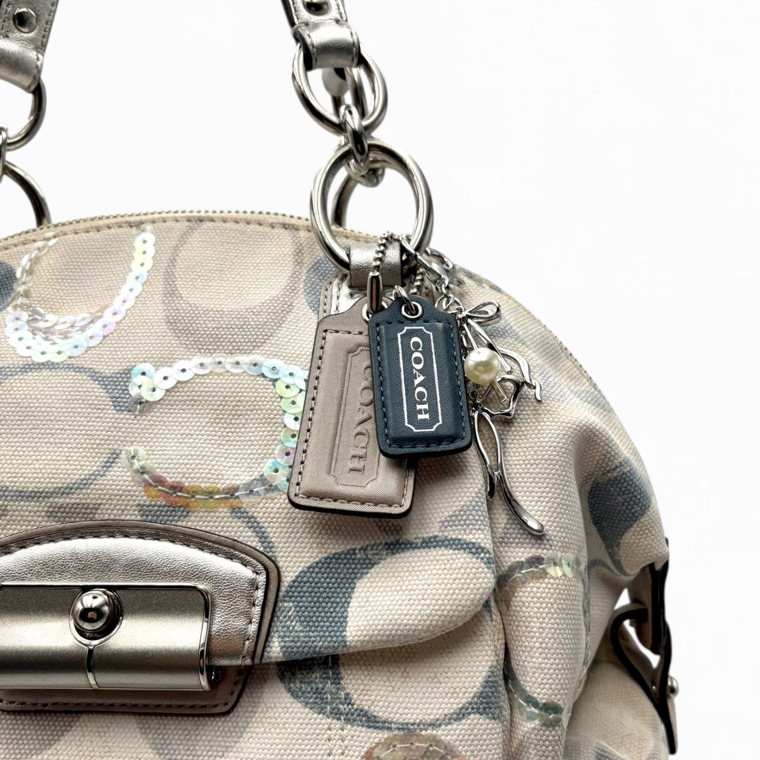 COACH MONOGRAM HAND BAG