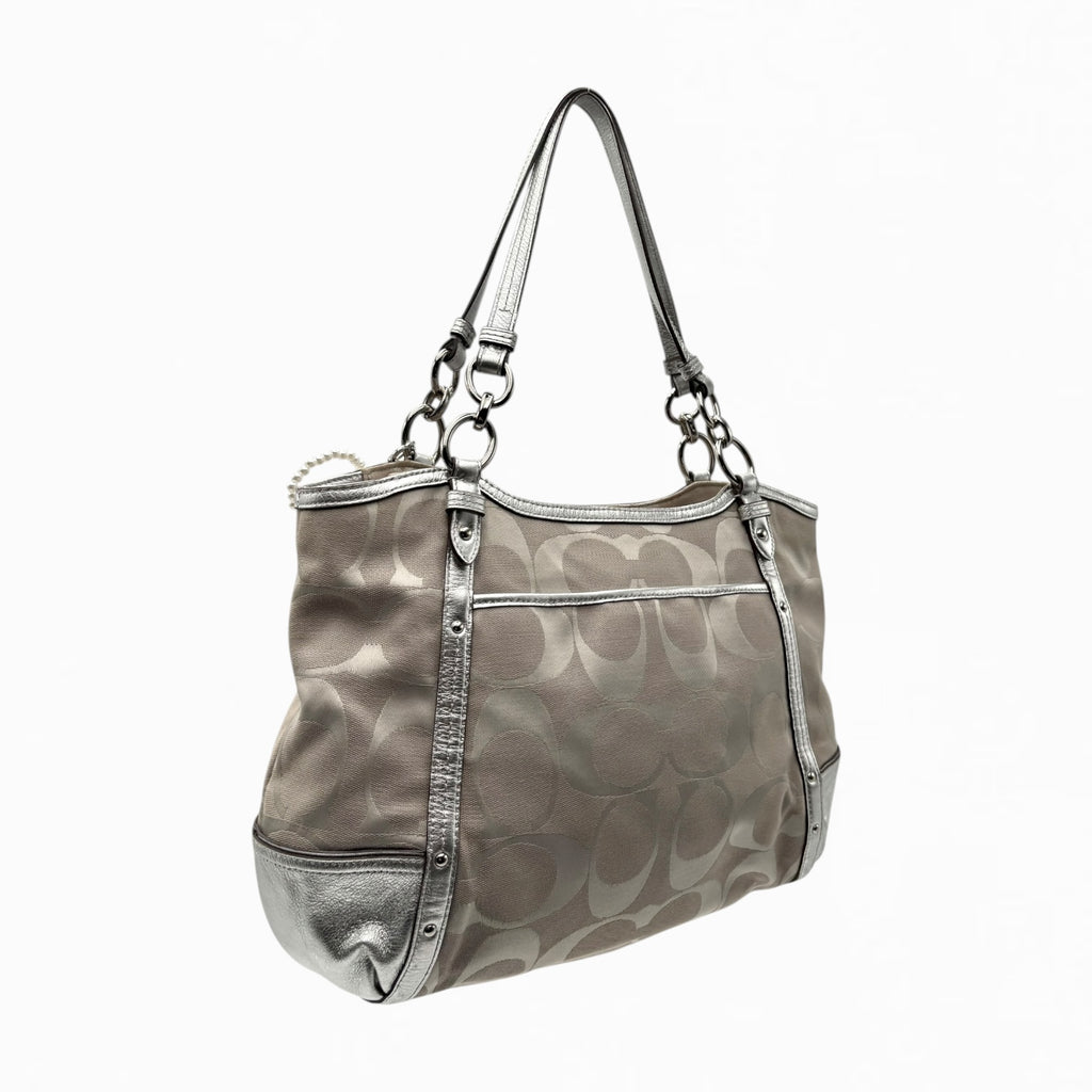 COACH MONOGRAM HAND BAG