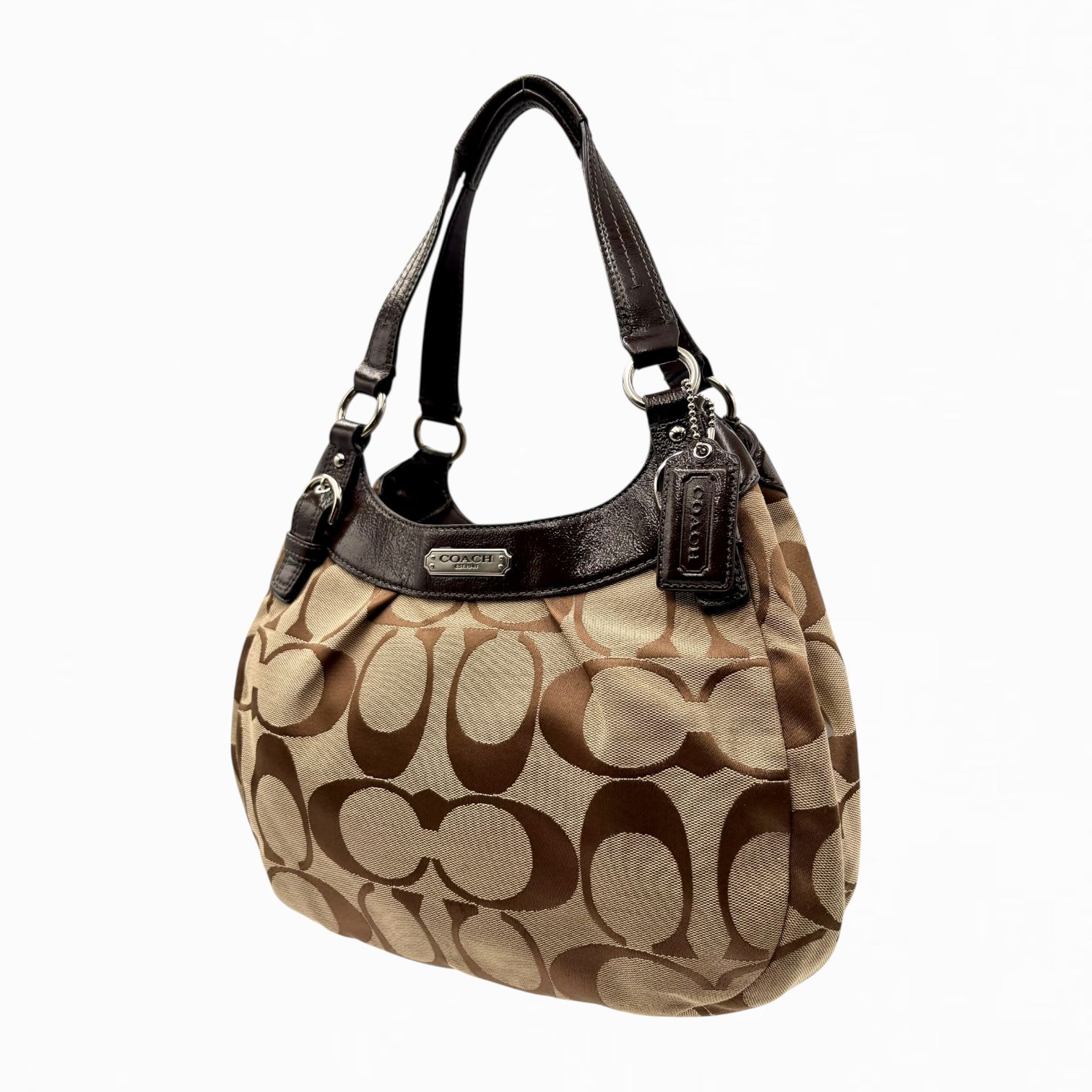 COACH MONOGRAM HOBO BAG
