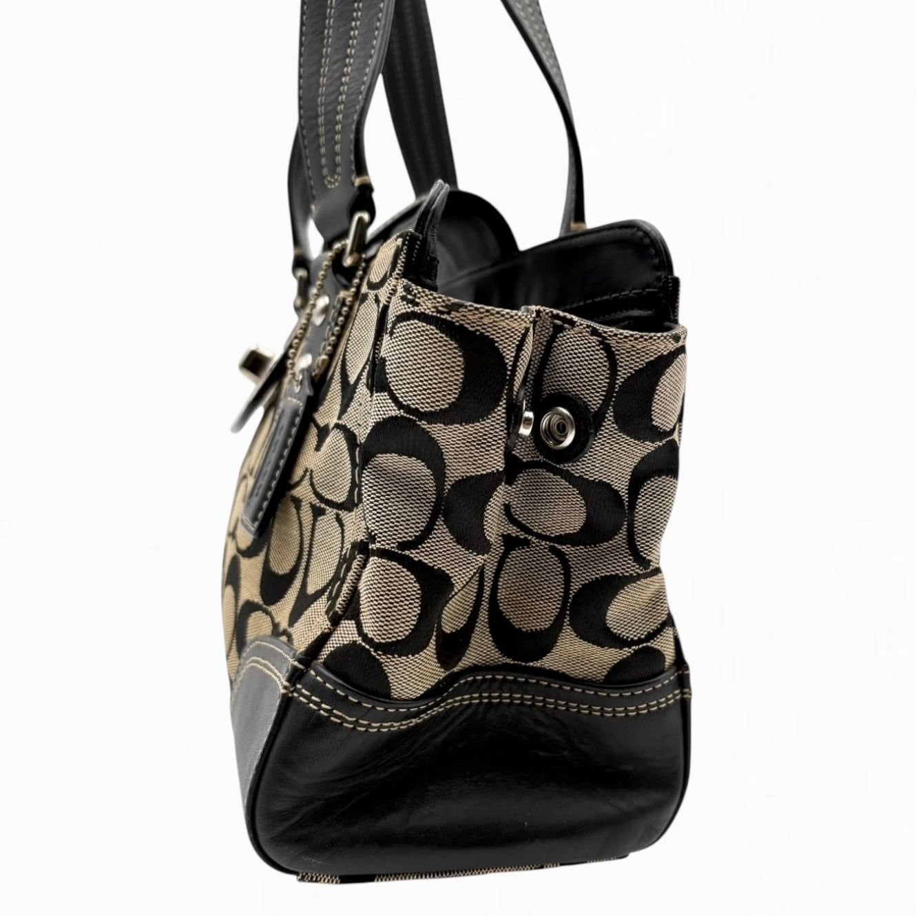 COACH MONOGRAM HAND BAG