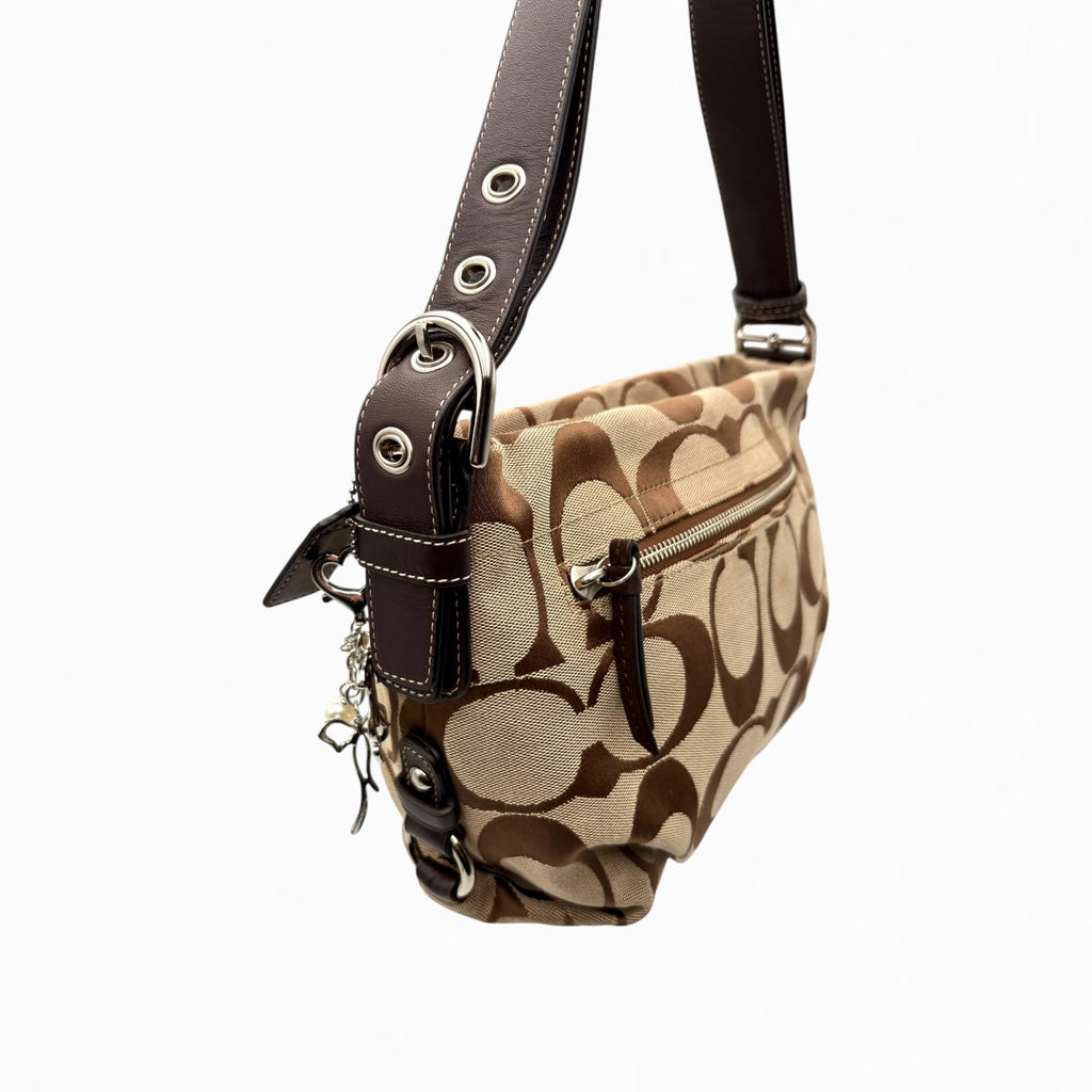 COACH MONOGRAM HAND BAG