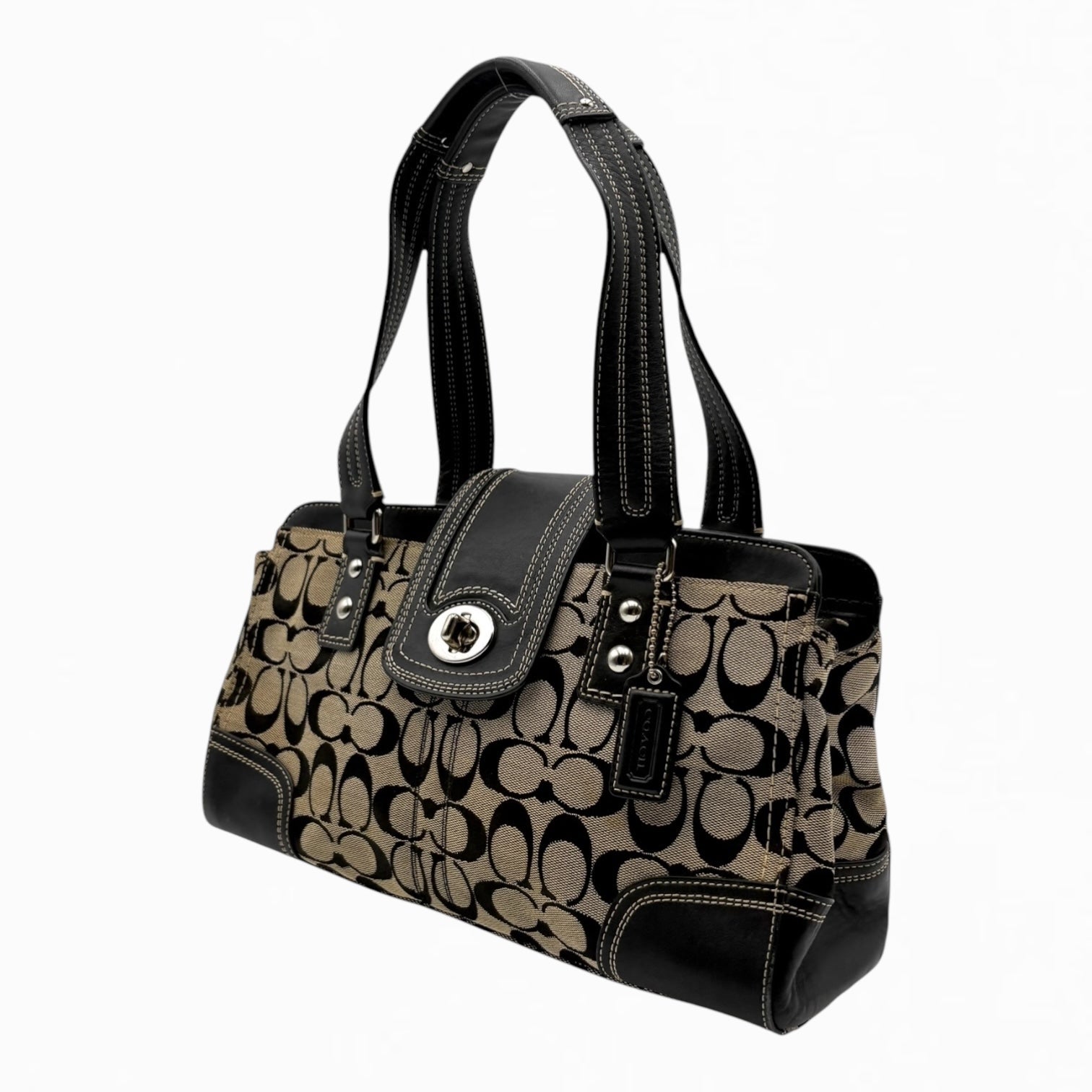 COACH MONOGRAM HAND BAG