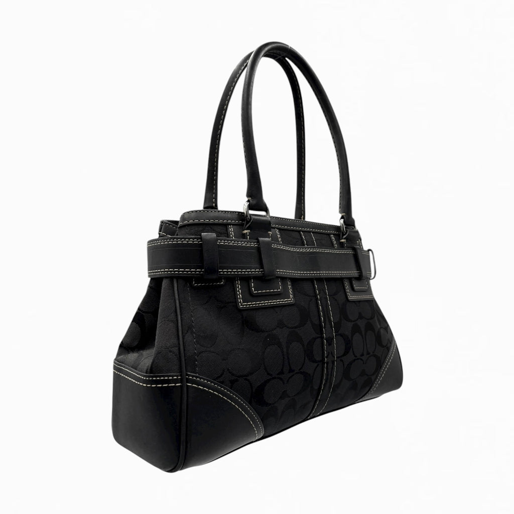 COACH MONOGRAM HAND BAG