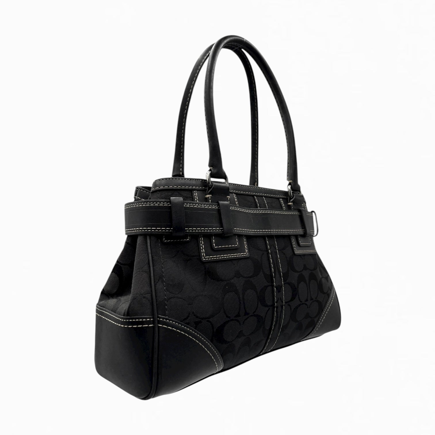 COACH MONOGRAM HAND BAG