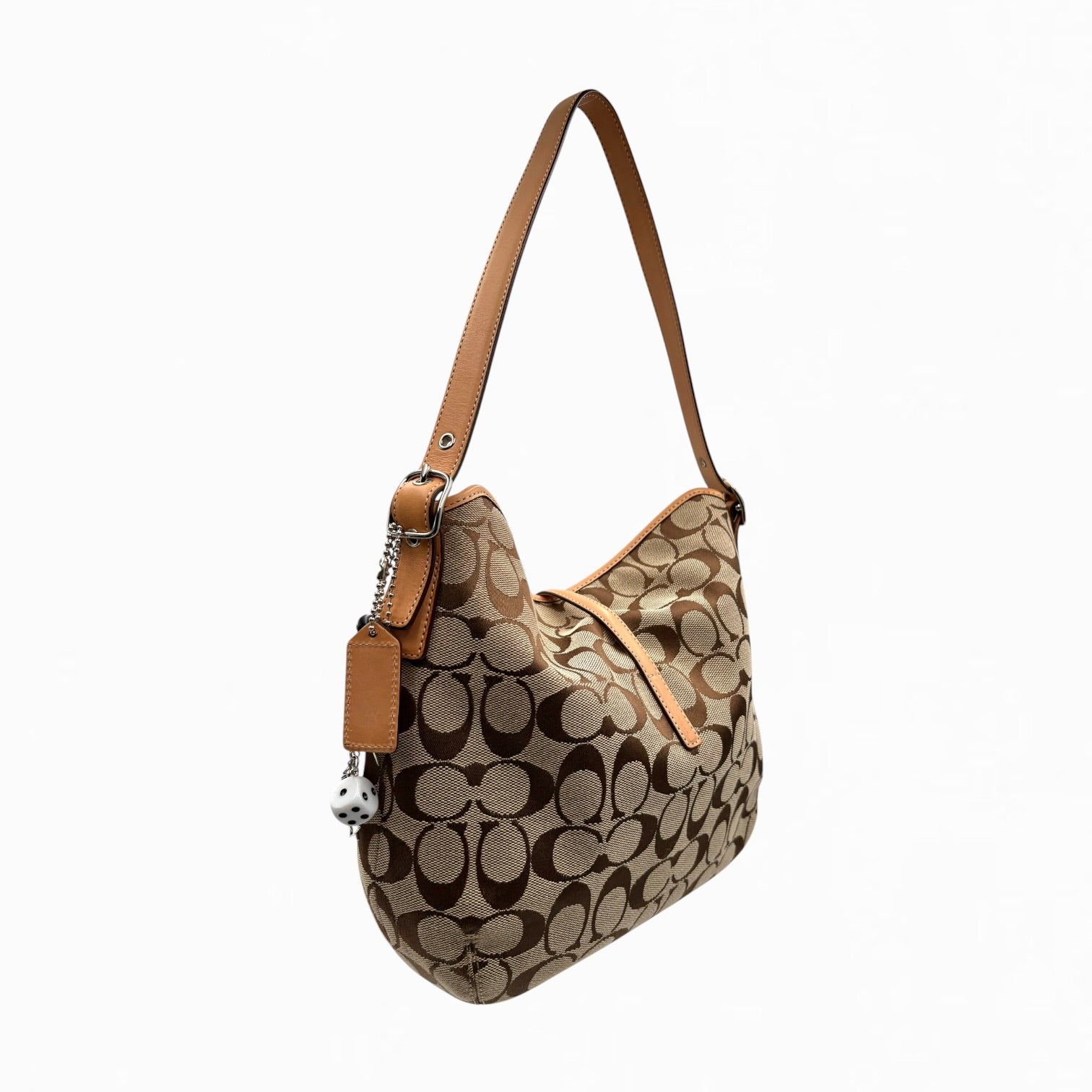 COACH MONOGRAM HAND BAG