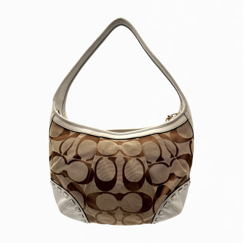 COACH MONOGRAM HOBO BAG