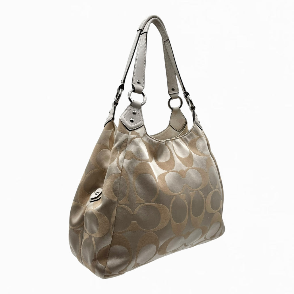 COACH MONOGRAM HOBO BAG