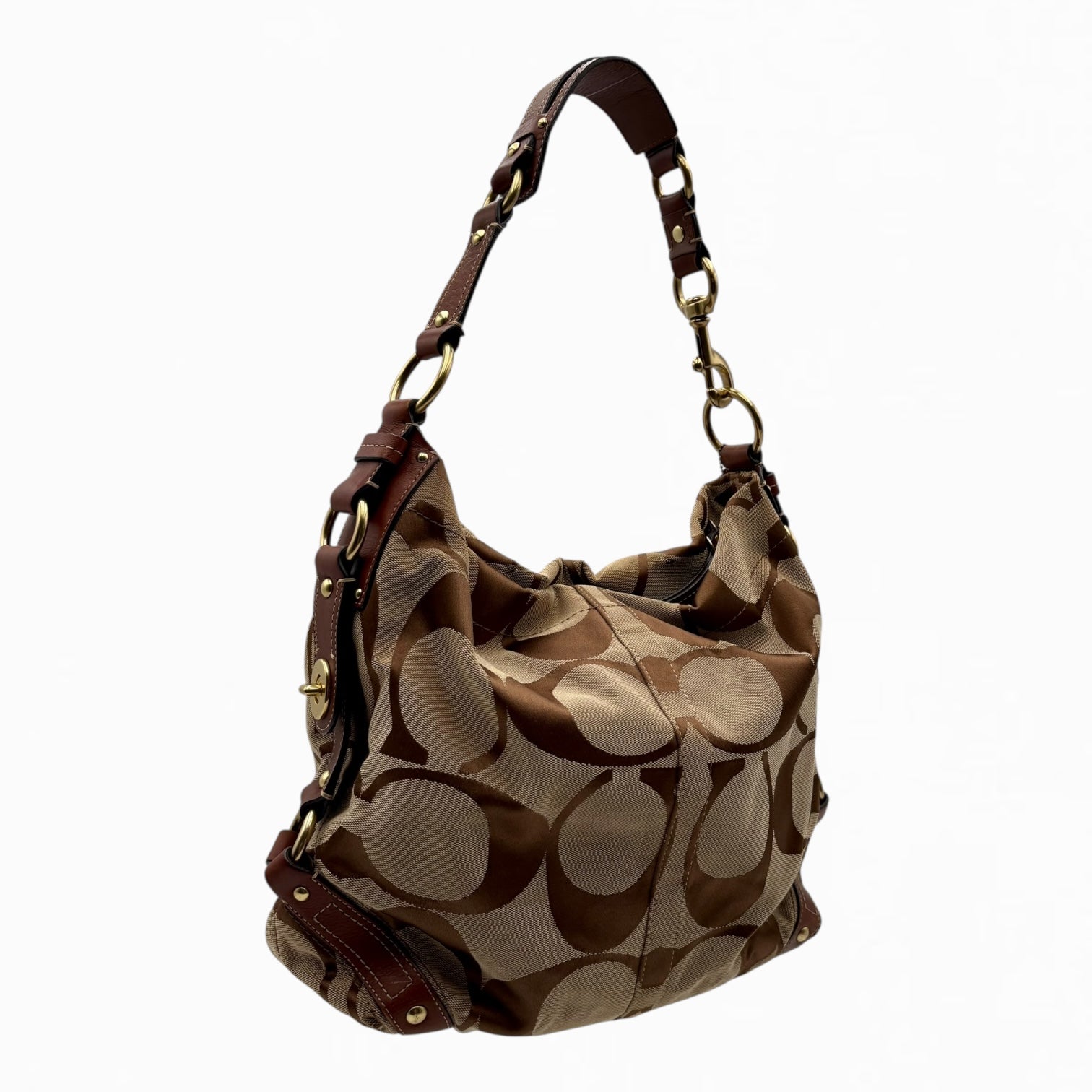 COACH MONOGRAM HAND BAG