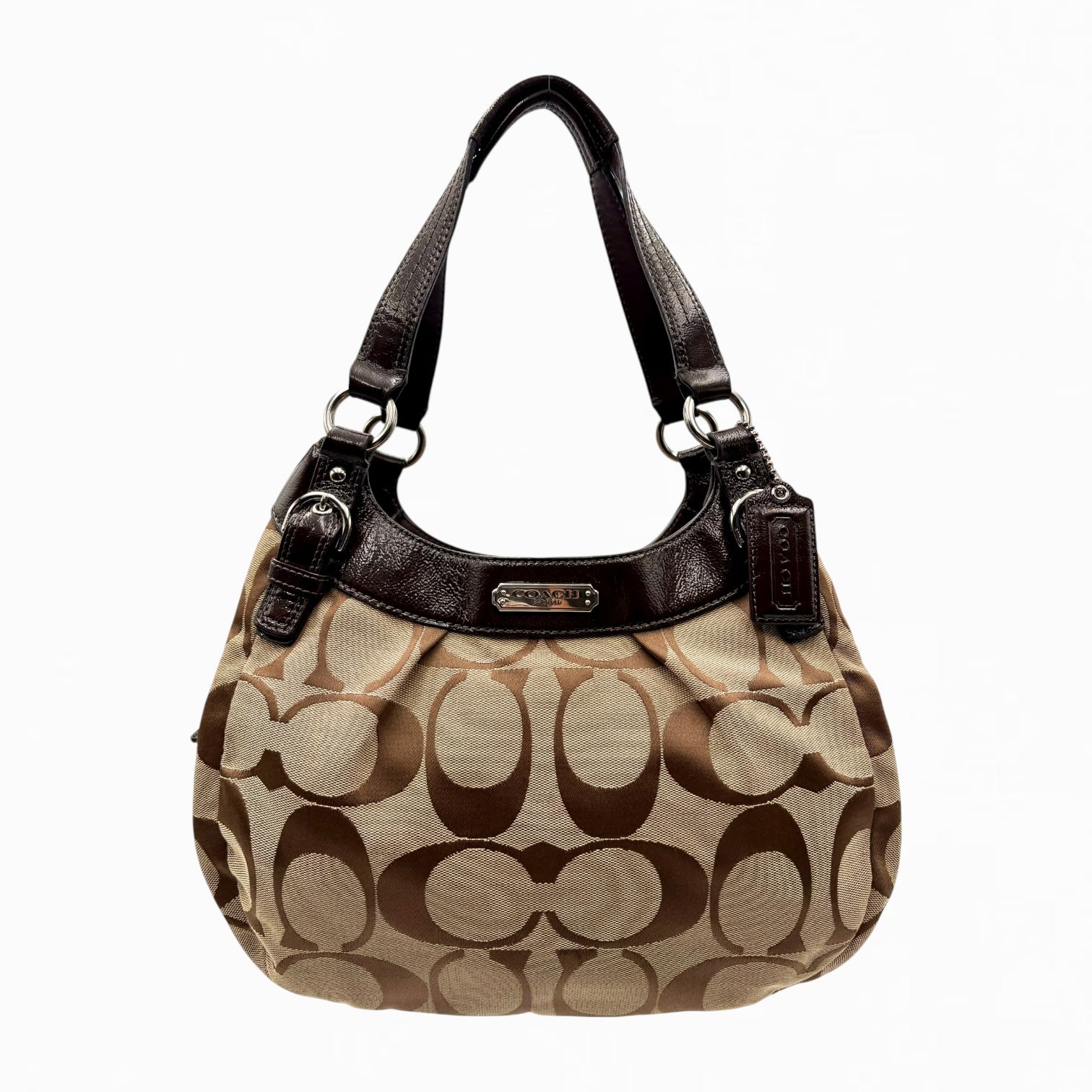 COACH MONOGRAM HOBO BAG