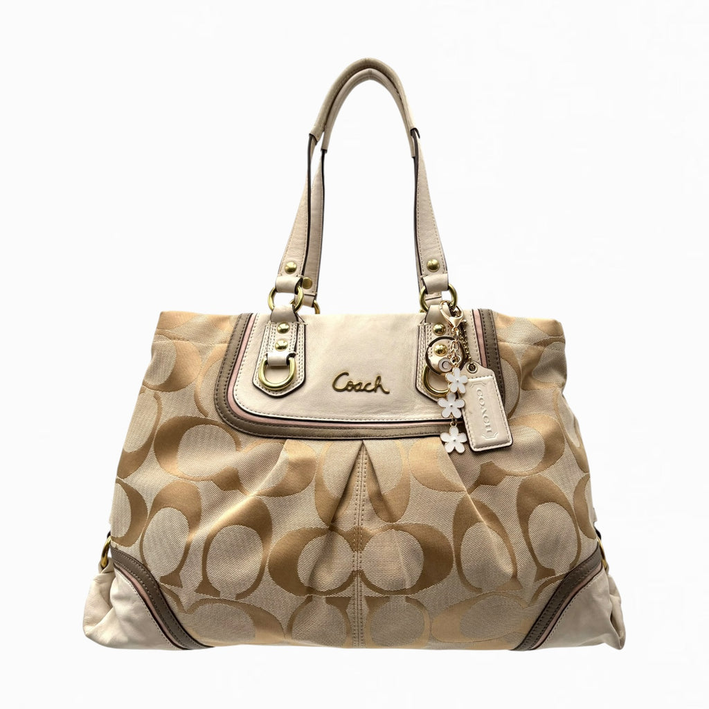 COACH MONOGRAM HAND BAG